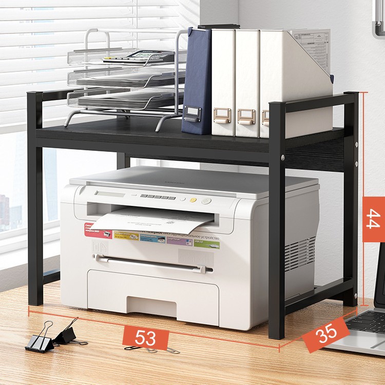 [H형 제목] 더블 레이어 53x35x44-블랙 버드나무 + 블랙 프레임