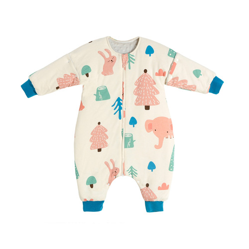 Yinxiuli Cotton Sleeping Bag Baby Autumn Split Legs Autumn and Winter Thickened Children's Anti-Kick Quilt Baby Sleeping Bag Cross-Border Wholesale