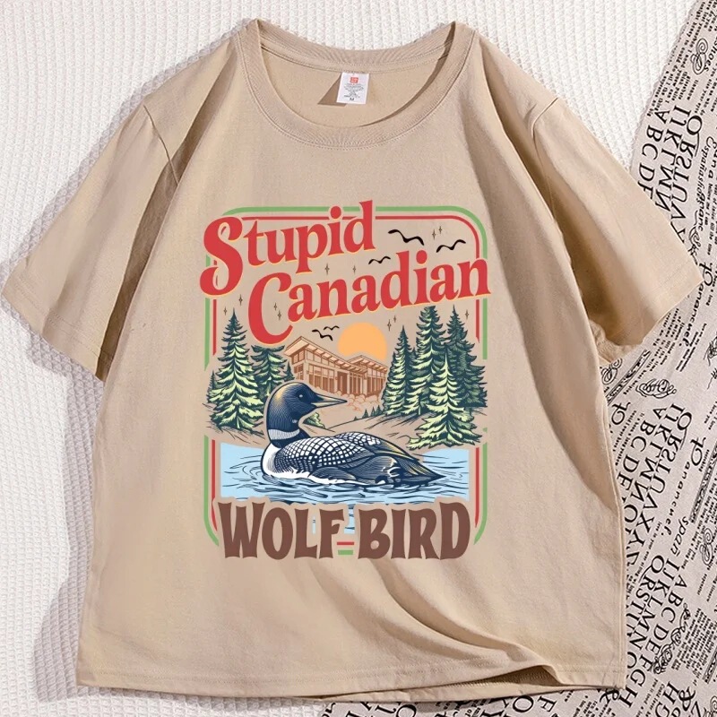 Stupid Canadian Wolf Bird Comfortable Color Shirt, Intense Competition Inspiration Shirt, Team Horano