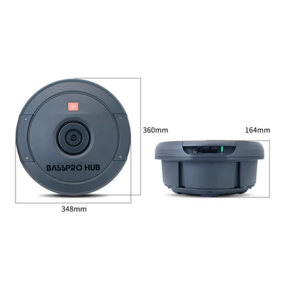 Car speaker/subwoofer audio system with amplifier DSP