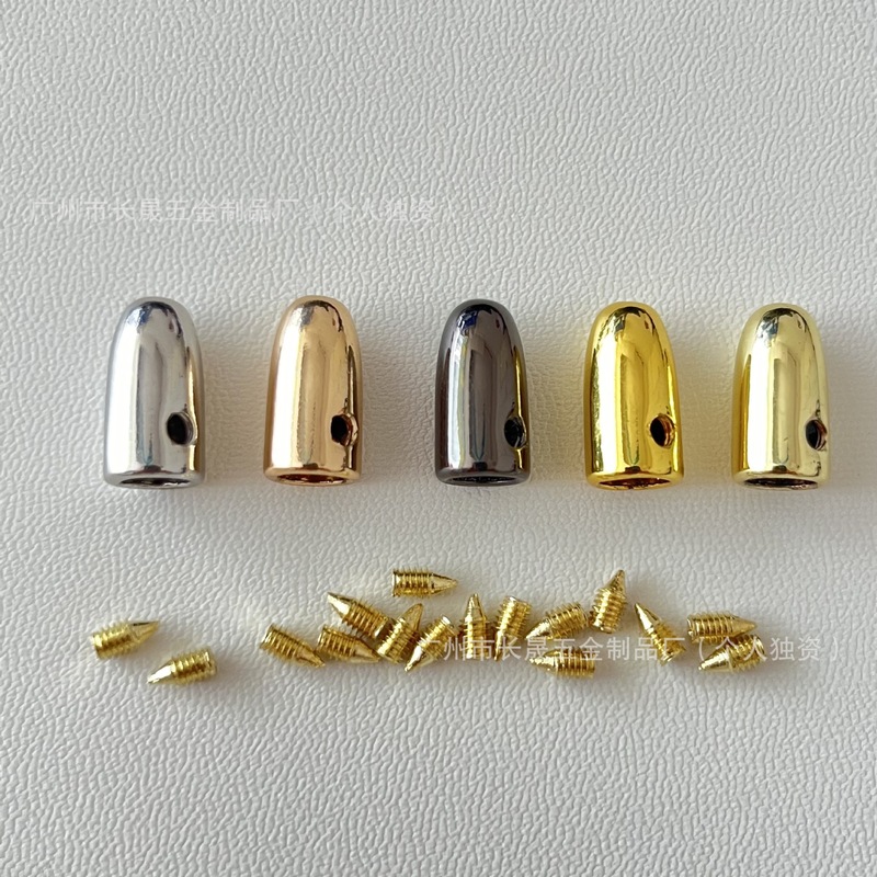 スポット卸売バッグハードウェアアクセサリーテールクリップ弾丸ジッパーテールアンチスクラッチハードウェアジッパーロープヘッドとテール|undefined