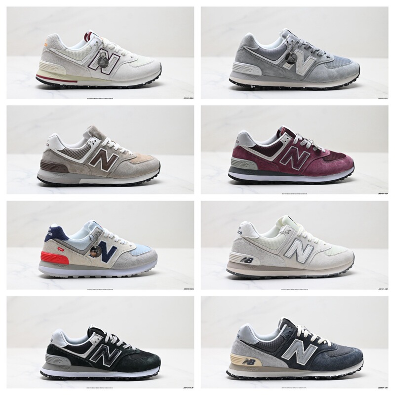 New Foreign Trade Original Nb574 Sports Shoes, Summer Breathable Running Shoes for Men and Women, Couple Casual Collaboration Sneakers