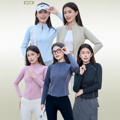 2025秋冬季卫衣修身运动上衣外套女收腰显瘦短款冬季加厚夹克拉链