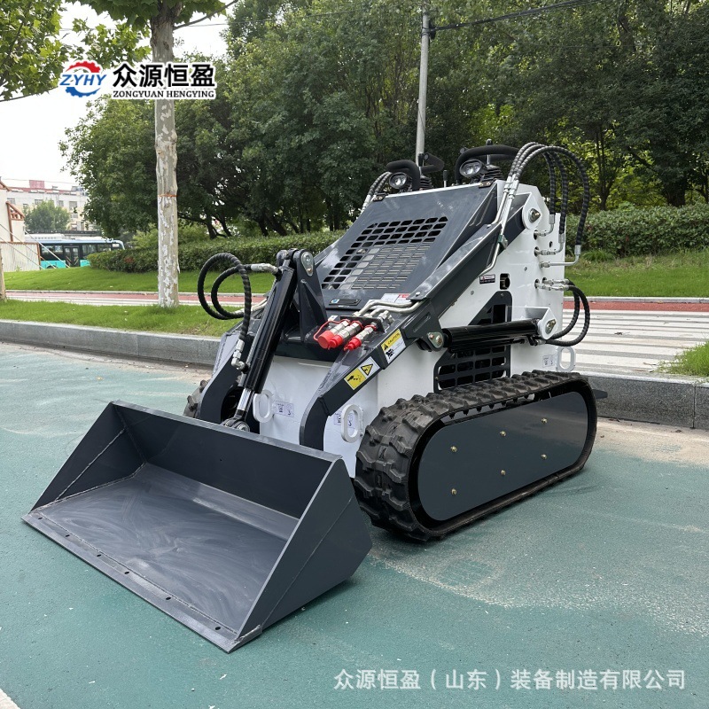 货物装卸运输轮式众源滑移装载机 出口美国加拿大ZY380滑移装载机