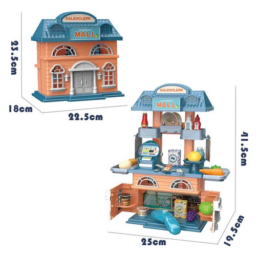 Cross-border children's simulation tableware tools makeup medical tools house set castle villa house play house pet toys