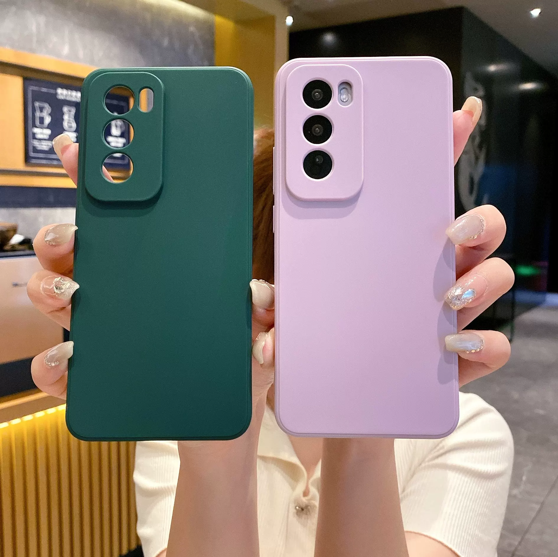 适用OPPOreno13磨砂TPU直边保护套findX8全包K12X魔方手机壳