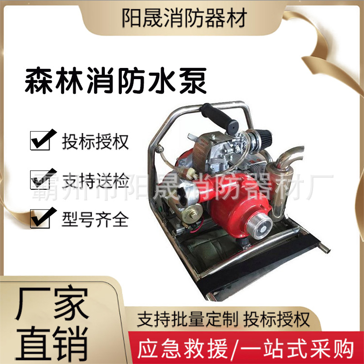 背负式森林消防水泵LS-260高压水泵火场救援二冲程高扬程水泵