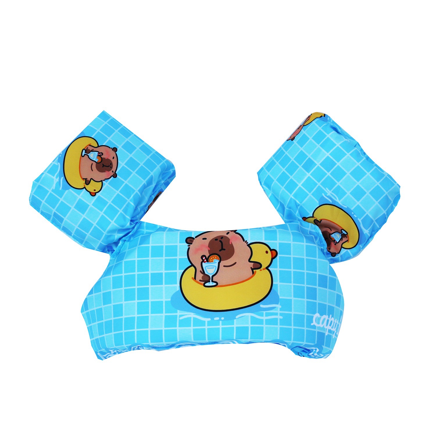 新型子供用ライフジャケット水泳腕輪浮き輪浮き輪赤ちゃん漫画水袖泡浮き服ベスト