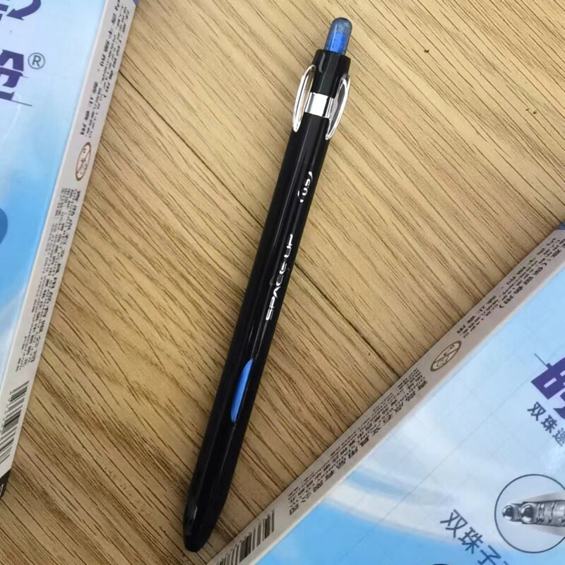 Dianshi DS-0201 楽しいタイムカプセル ダブルビーズ 速乾性プレスゲルペン 楽しい減圧スペースカプセル 学生ペン|undefined