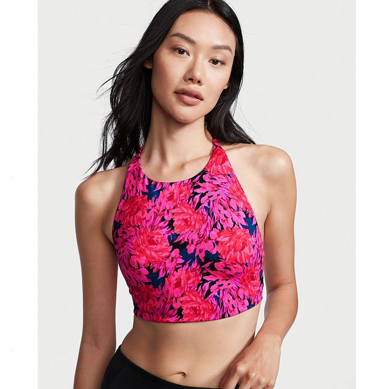 European and American cross-border foreign trade color printed yoga clothing suit women's vest with chest pad sports bra fitness underwear