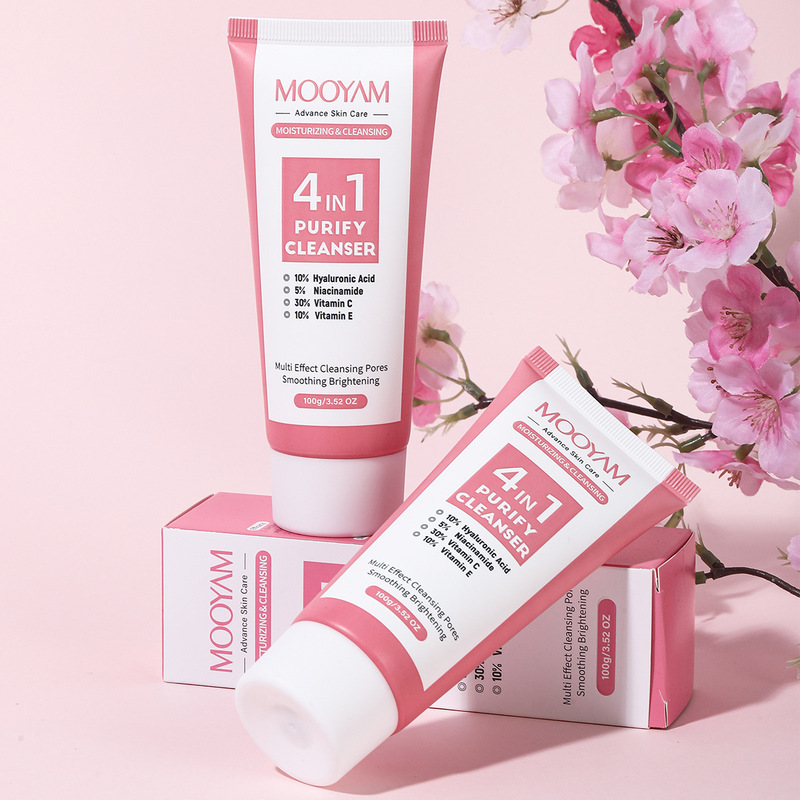 4 in 1 フェイスウォッシュ 4 in 1 フェイシャル クレンザー ジェントル クレンジング 4 in 1 フォーム オイル コントロール フェイシャル クレンザー|undefined