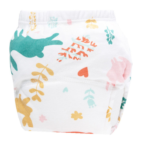 Toilet training pants for babies and children, pure cotton, leak-proof, washable gauze learning pants, baby men and women, non-diaper-proof pants