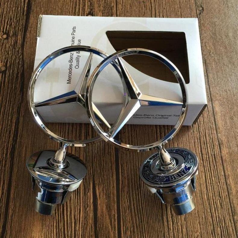 Suitable for Mercedes-Benz C180, C200, E260L, E300, S350, and S400 models; front emblem, hood emblem, and car logo