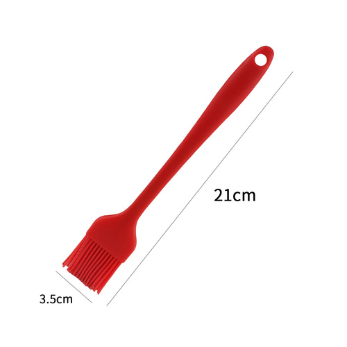 Baking tools 21cm integrated small silicone oil brush barbecue brush oil brush silicone sweep DIY cake tool 38g
