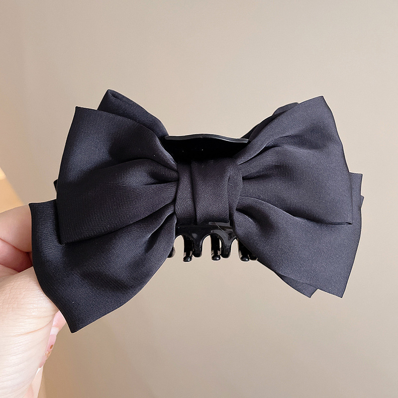 Otoño y invierno super fairy arco princesa cabeza agarrar clip de cabeza mujer detrás de la cabeza clip cuadrado muestra cara pequeña clip de pelo adornamiento de cabeza clip de pelo