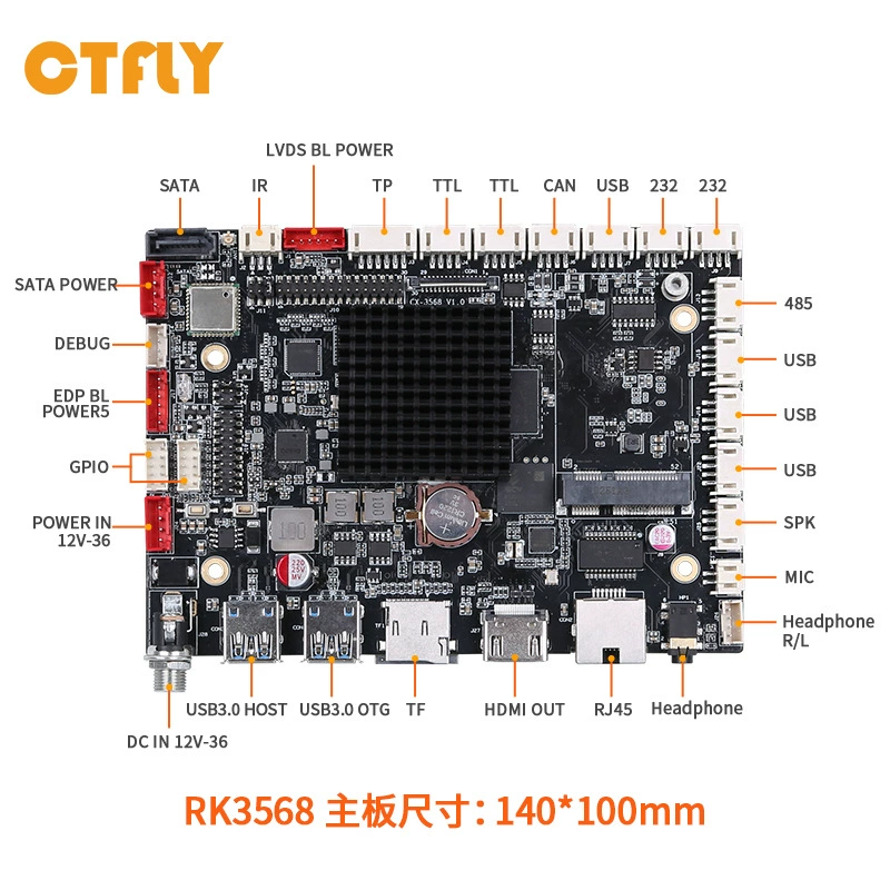 rk3568 андроид-материнская плата платформа Linux/ HarmonyOS промышленный интегрированный узел сбора данных
