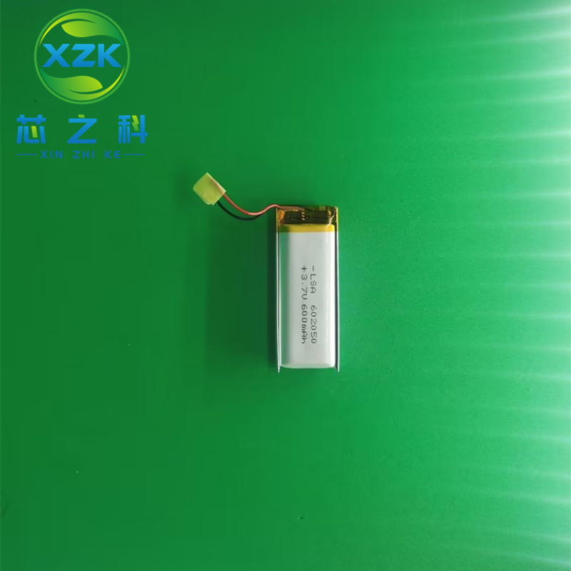 3.7V可充电电池602050聚合物锂电池600MAH 美容仪照相机对讲机等
