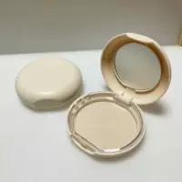 Коробка для макияжа с откидной крышкой, пудреницей и зеркалом, пустая коробка для рассыпчатой пудры, коробка для пудры, упаковочная коробка для косметики, упаковочный материал