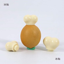 新款仿骨头镶口配饰 葫芦配件手捻文玩胡芦小筒子DIY口盖