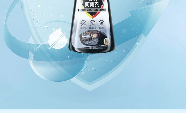Car Rearview Mirror Rainproof Spray Anti-Fog Agent Waterproof Car Window Glass Oil Film Removal Spray Artifact on Rainy Days