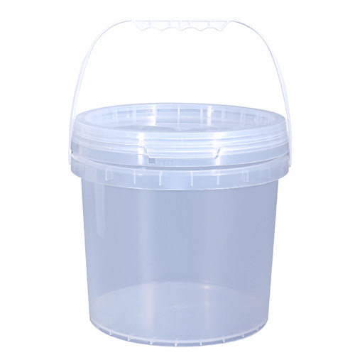 Lining wholesale pp food grade takeaway lobster packaging bucket jellyfish bucket 1L-20L sauce transparent plastic bucket small bucket