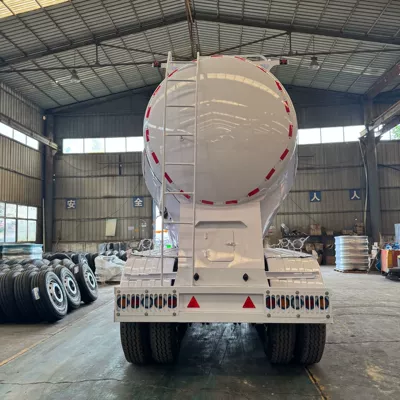 Sement daşıyan yük maşınları semi-trailer, powder material transport