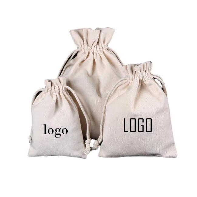 厂家直销棉布束口袋束口珠宝首饰包装袋礼品防尘棉布袋环保