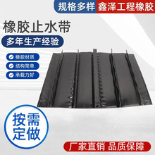 橡胶止水带中埋式651型可卸外贴钢边式652型P型建筑隧道地铁胶片