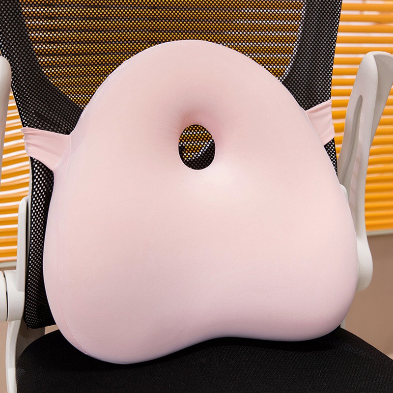 Memory Foam Lumbar Support Office Sedentary Cushion Lumbar Support Pillow Pregnant Women Lumbar Pillow Car Cushion Sofa Simple Backrest