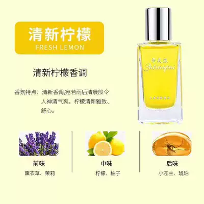 Clip for Men and Women, Car Perfume Aromatherapy - 30ml-lemon-l-refill