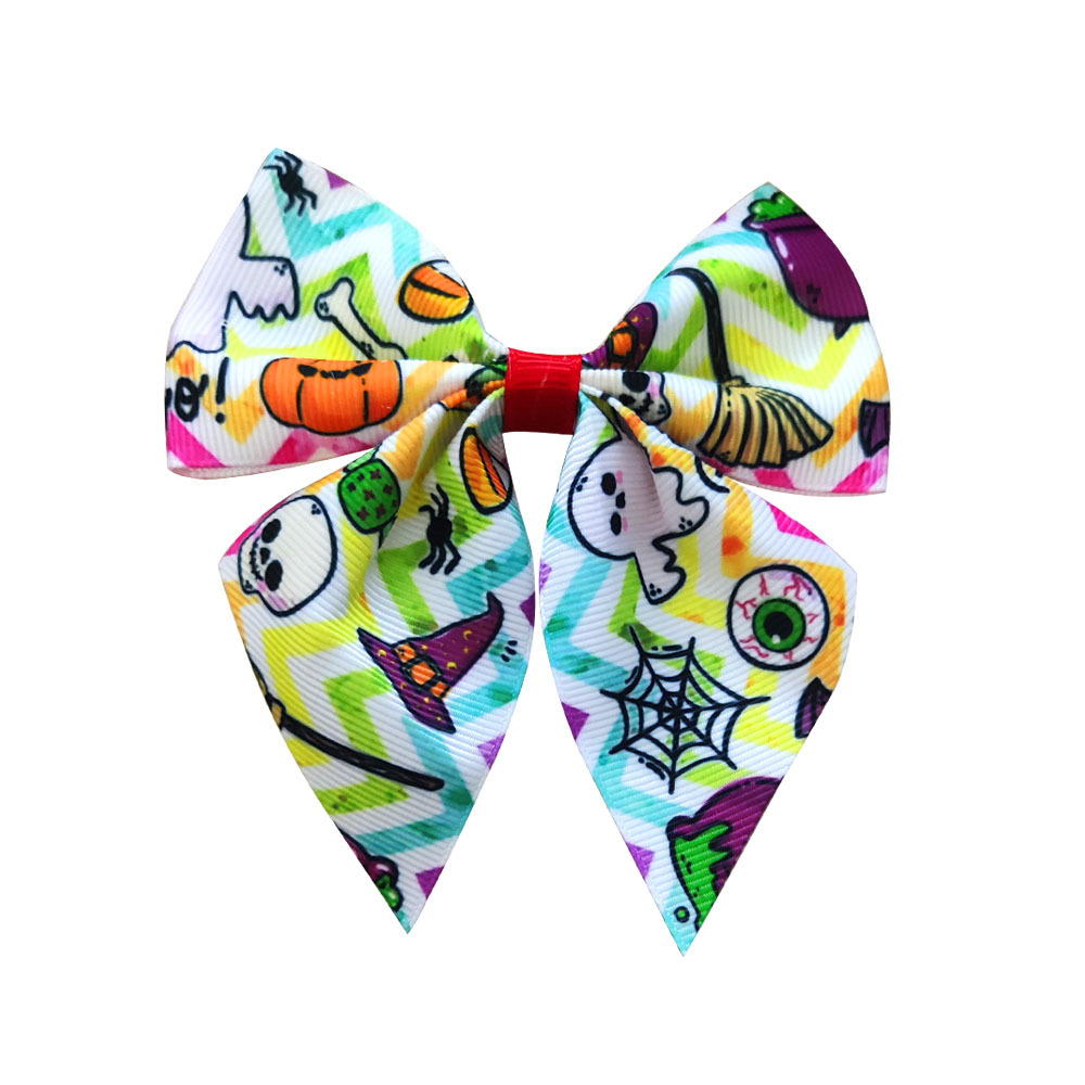 10g Weight Hair Clip Hair Accessories Type 1 Piece Quantity Party, Festival, Street Occasion Thread belt Material Halloween Festival Halloween Pattern, Pumpkin Pattern Women's Gender Hip-Hop, Funny Style Women's Hip-Hop Funny Halloween Pattern Pumpkin Cloth Thread Belt Hair Clip 6