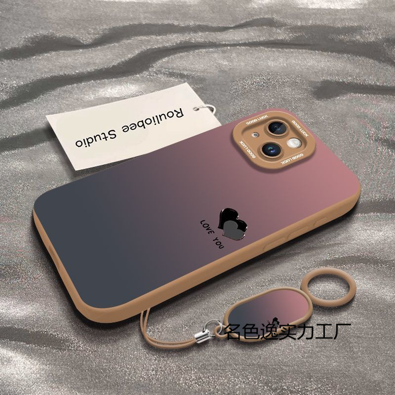 携帯電話ケース Apple iPhone15 ラブグラデーション 14 シリコーン 13promax 漫画 12 落下防止 11 アクセサリー|undefined