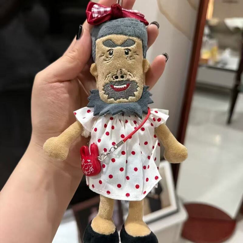 Tutu's Grandpa Cow Plush Toy Doll Pendant, Quirky Doll, Children's Clothing Set, Dress-Up Doll Tutu's Grandpa Cow Plush Toy Doll Pendant, Quirky Doll, Children's Clothing Set, Dress-Up Doll