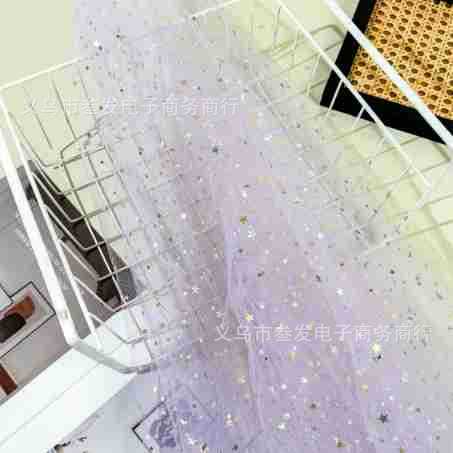 Feuille d'or gaze violette (80*80)