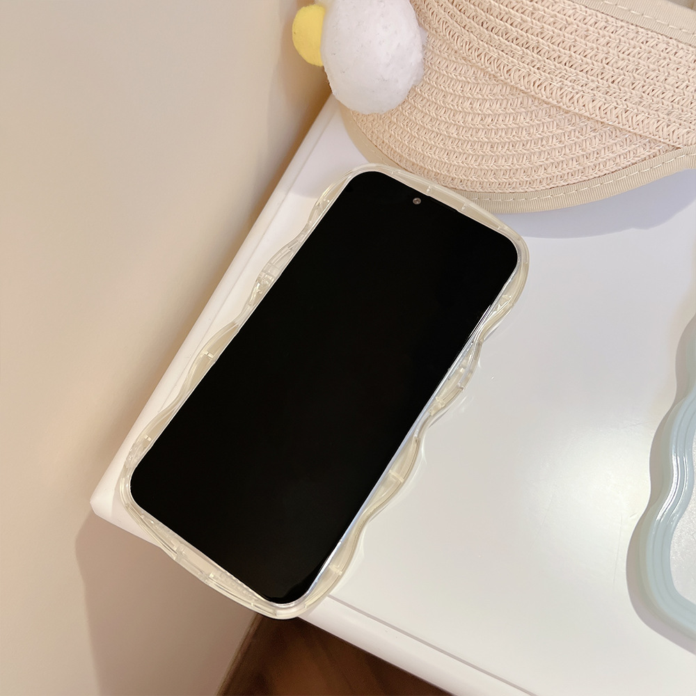 Title 10, 3D Bow Silicone Phone Case With Wavy Border, st...