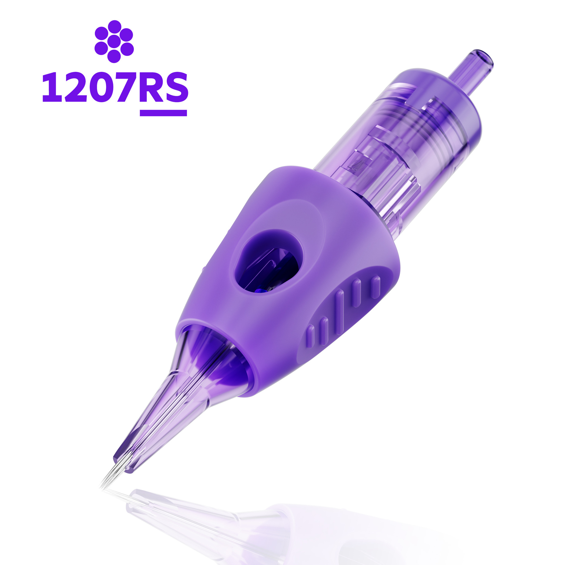 Tuffking Purple Packaging Needle Cross - Border tattoo Needle tatuaje desechable aguja integrada, Corte de alambre, niebla, equipo de tatuaje