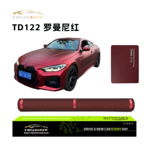 Cross-Border Supply of High-Quality Tpu Color-Changing Film Ppf Ultra-Satin Red Car Color-Changing Film Anti-Scratch Self-Healing