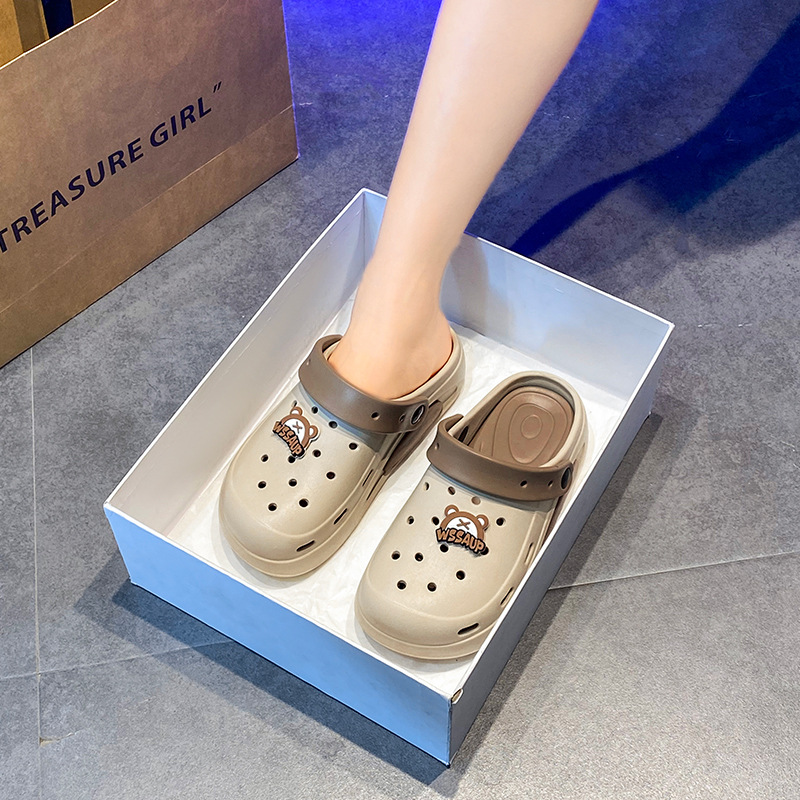 Zapatillas de mierda para hombres de verano, sandalias deportivas de playa de playa para jóvenes conductores al aire libre de dos usos.