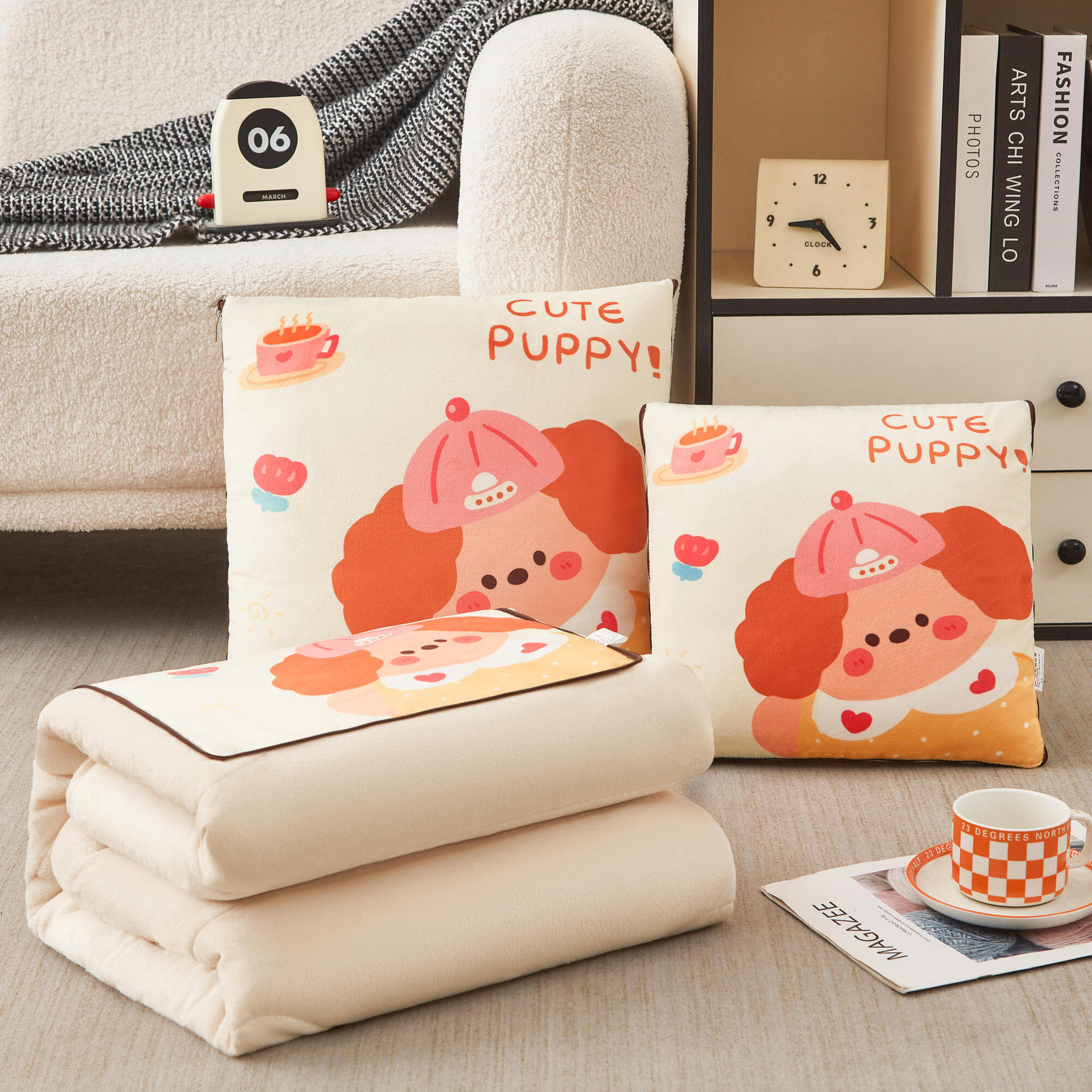 모자 강아지 (두툼한 기모)