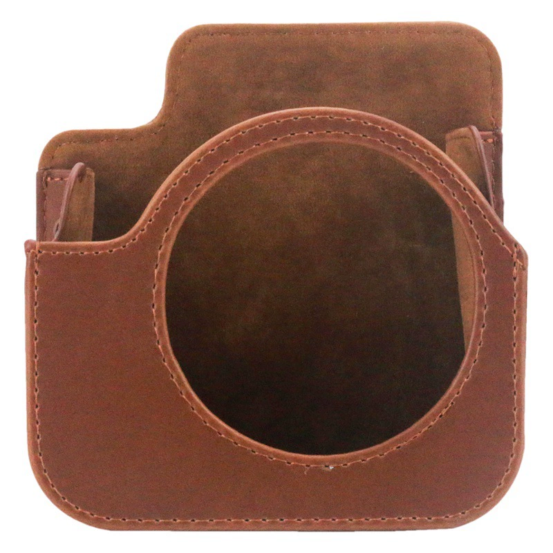 Сумка для хранения фотоаппарата Polaroid Brown Mini12 Special Maillard черно-коричневая, простая и универсальная, для хранения фотографий
