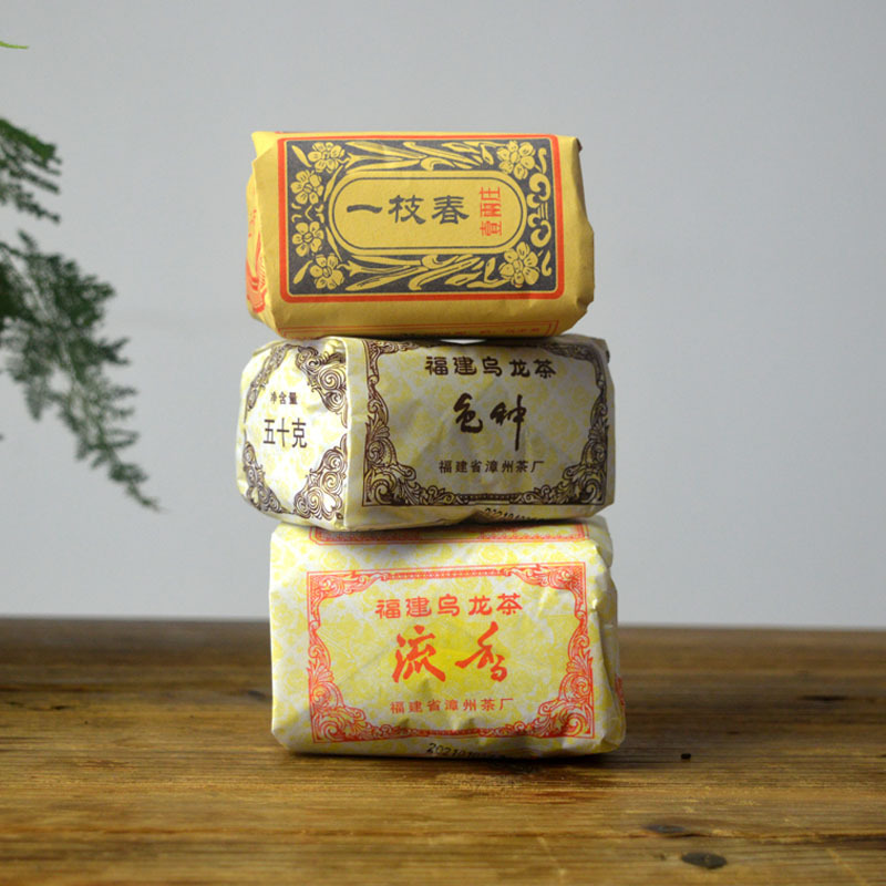 Zhenzhou Tea Factory Xia Yao Brand Liuxiang Color Variety Spring Tea Fujian Ancient Flavor Black Oolong Tea Combination 150g