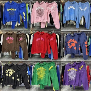 American Style Fashion Brand 555555 Star Men's and Women's Loose Casual high quality Cotton Hoodie Sweater Sweater