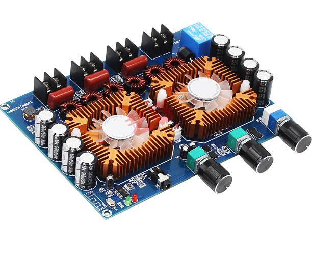 TDA7498E蓝牙数字功放2.1声道160W*2+220W大功率重低音舞台专用