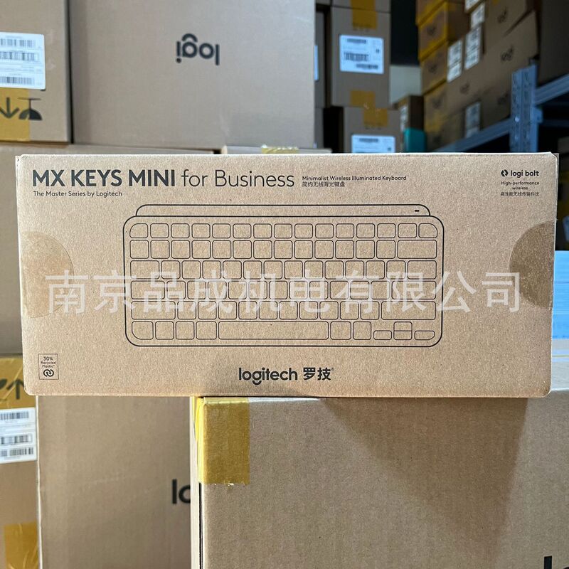 Logitech Mx Keys Mini Business Edition Wireless Bluetooth Keyboard High-End with Receiver