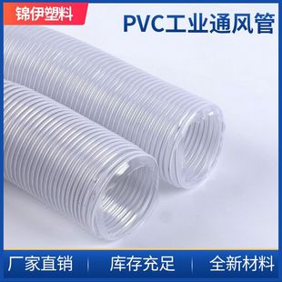 Reinforced Hose Plastic Steel Wire Vacuum Pvc Air Conditioner Washing Machine Drain Pipe Ventilation Pipe Corrugated Pipe Drainage Pipe