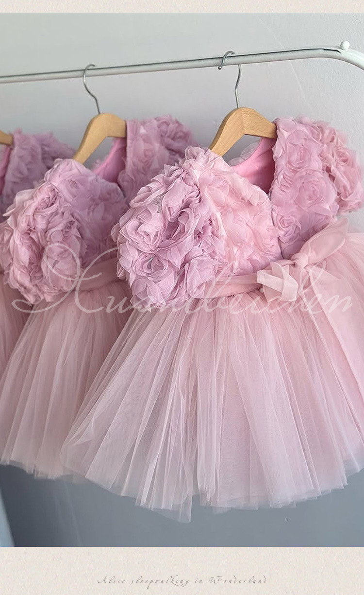 Robe de princesse pour fille pour mariage et cérémonie chic_voghion.com