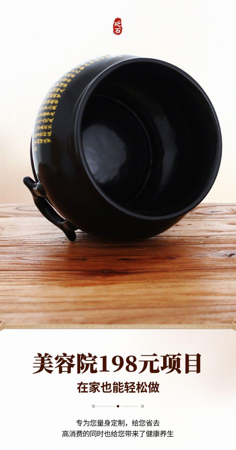 Moxibustion Jar Bian Stone Warm Therapy Cup Navel Care Tool TCM Yang Support specifications
