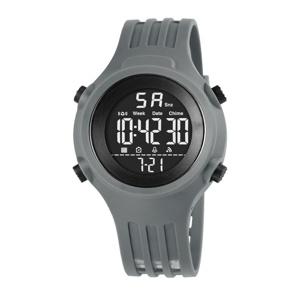 Tendencia de nuevos productos juveniles cronógrafo reloj electrónico estudiantes alarma de deportes al aire libre luz nocturna reloj electrónico al por mayor