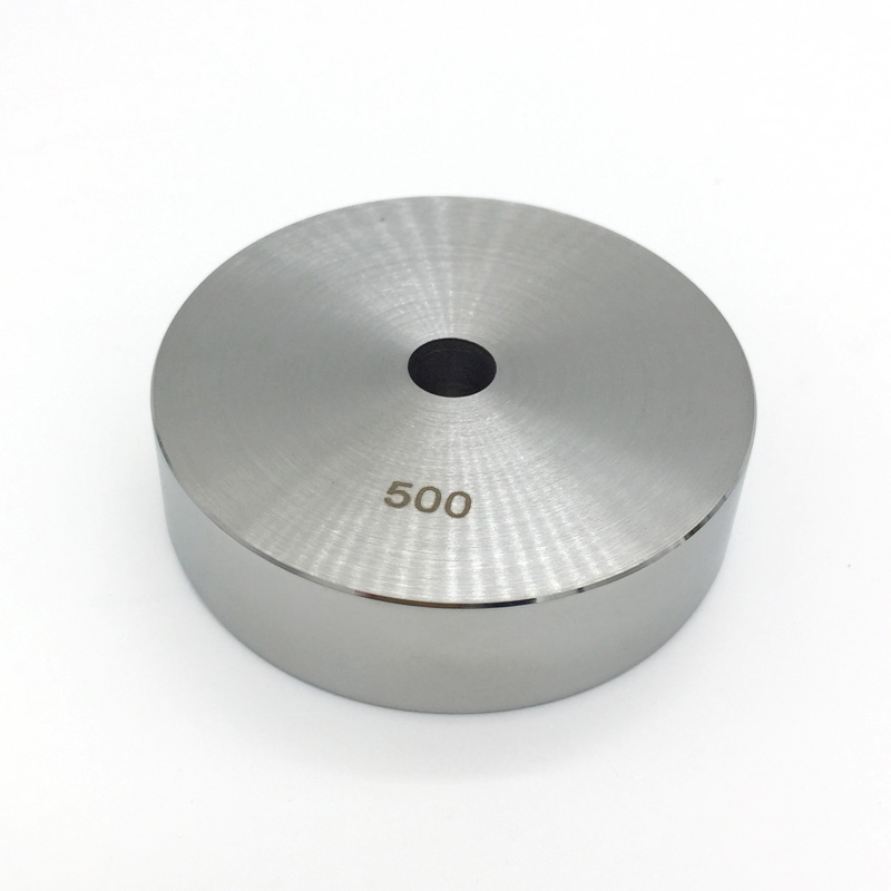 Peso estándar redondo 1kg acero inoxidable M1 etc medio con agujero 10g20g50g100g200g500g