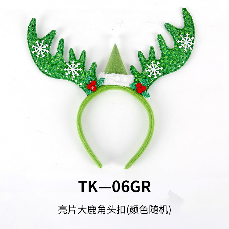 Diademas Navideñas Sencillas, Diademas con Astas de Reno, Accesorios para Fiestas, Regalos para Niños, Suministros, Diademas al por Mayor image 29